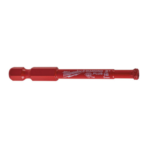 Wiertła ¼" do wiercenia na mokro / sucho Diamond MAX™  - 5 mm ¼" Hex