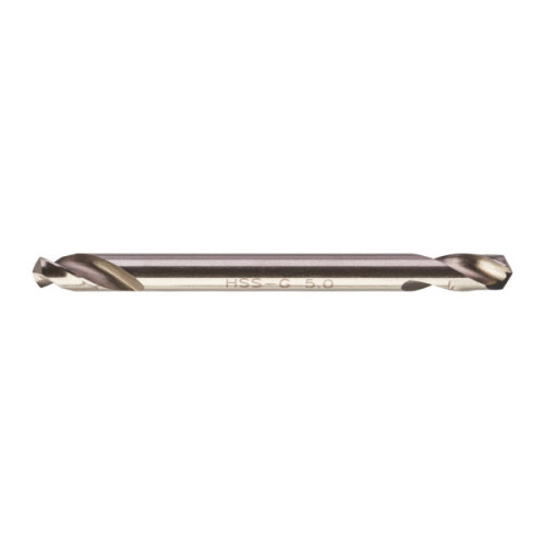 Wiertła do metalu HSS-G - Dwustronne - 5.00 x 62 - 10 pcs