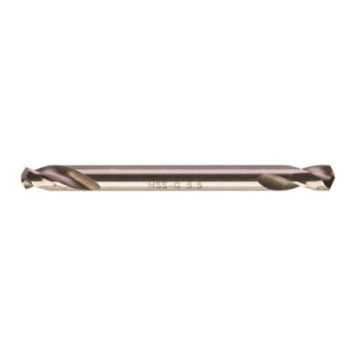 Wiertła do metalu HSS-G - Dwustronne - 5.50 x 66 - 10 pcs
