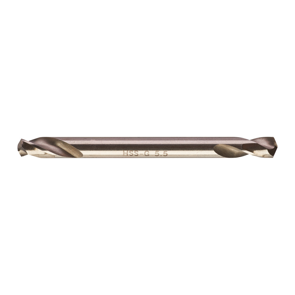 Wiertła do metalu HSS-G - Dwustronne - 5.50 x 66 - 10 pcs
