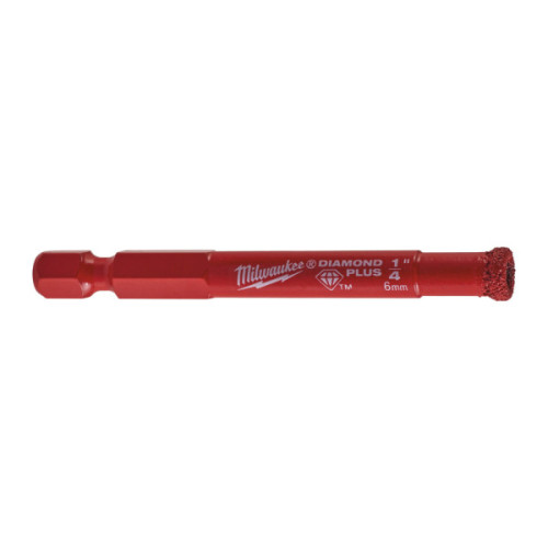 Wiertła ¼" do wiercenia na mokro / sucho Diamond MAX™  - 6 mm ¼" Hex