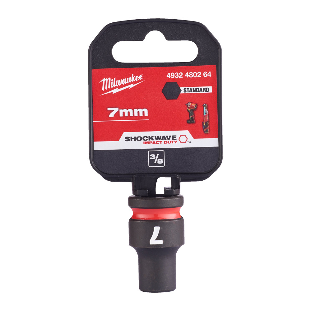 Nasadki Udarowe SHOCKWAVE™ IMPACT DUTY - 7 mm 3/8" impact socket STD - 1 pc