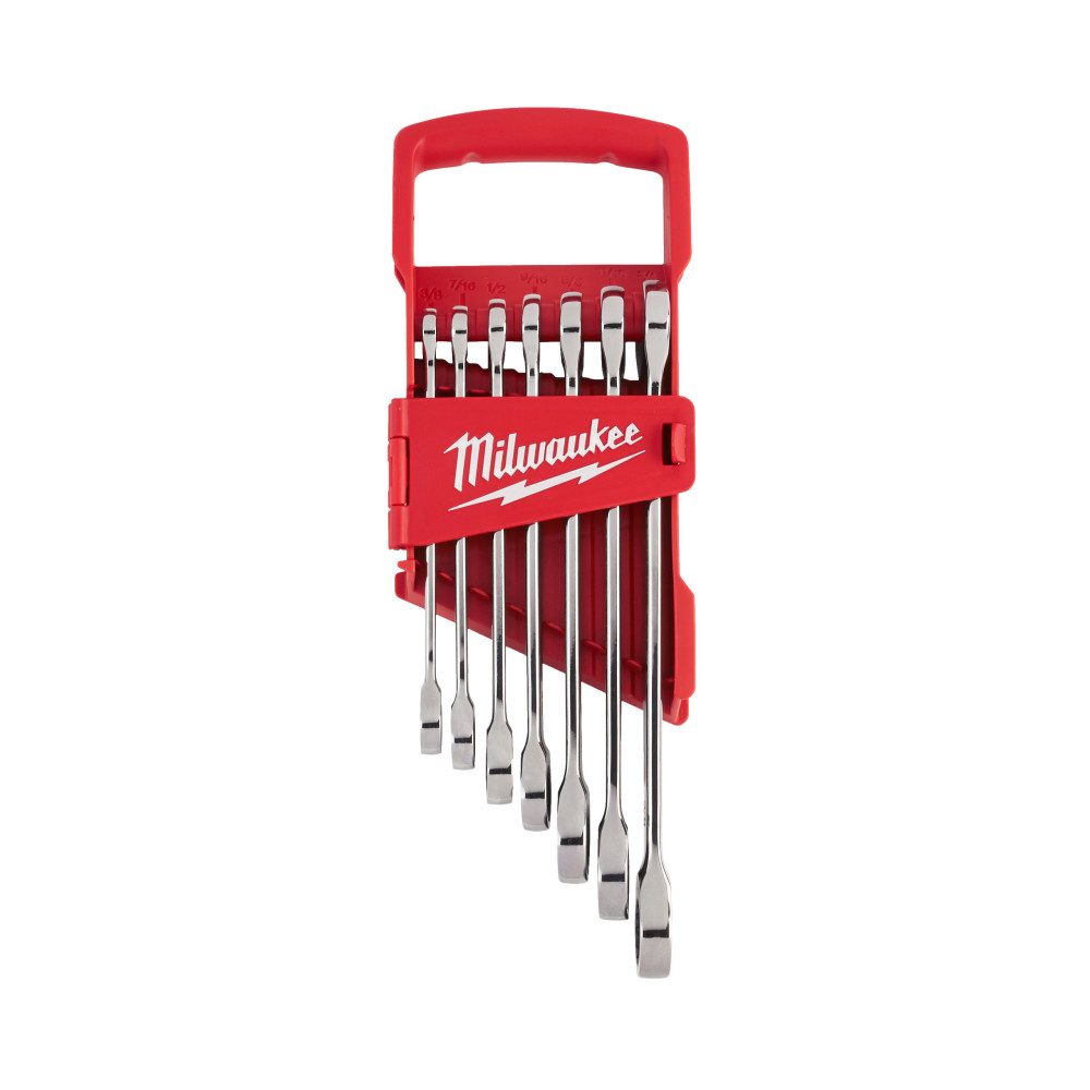 Zestawy kluczy płasko-oczkowych z grzechotką MAX BITE™ - 7 pc Maxbite Ratchet Imperial Combination Spanner Set - 1 pc