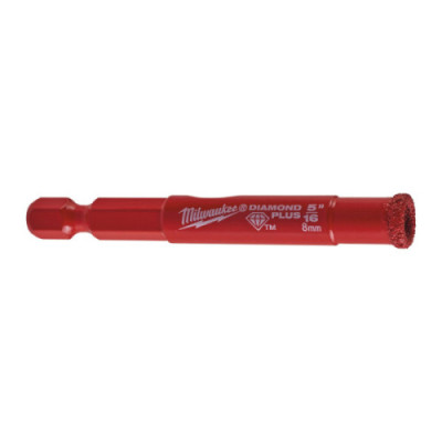 Wiertła ¼" do wiercenia na mokro / sucho Diamond MAX™  - 8 mm ¼" Hex
