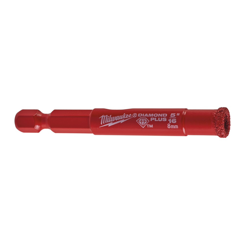 Wiertła ¼" do wiercenia na mokro / sucho Diamond MAX™  - 8 mm ¼" Hex