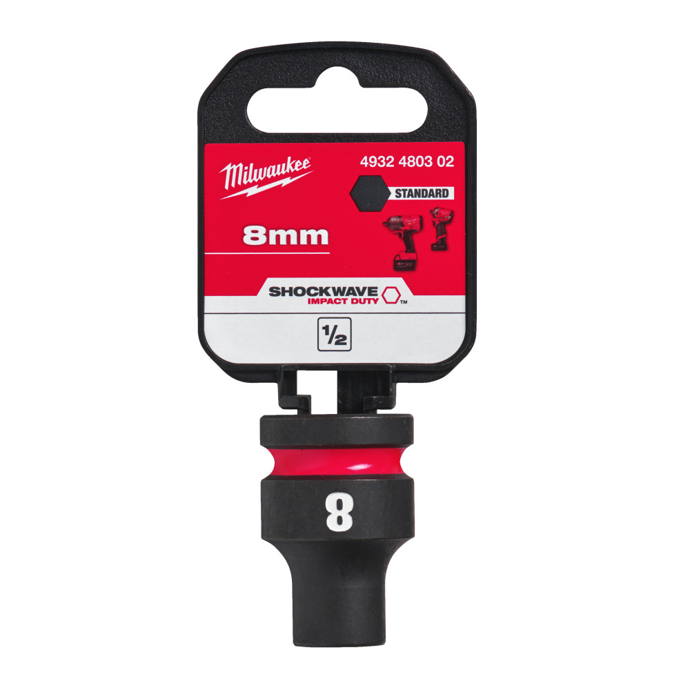 Nasadki Udarowe SHOCKWAVE™ IMPACT DUTY - 8 mm 1/2" impact socket STD - 1pc