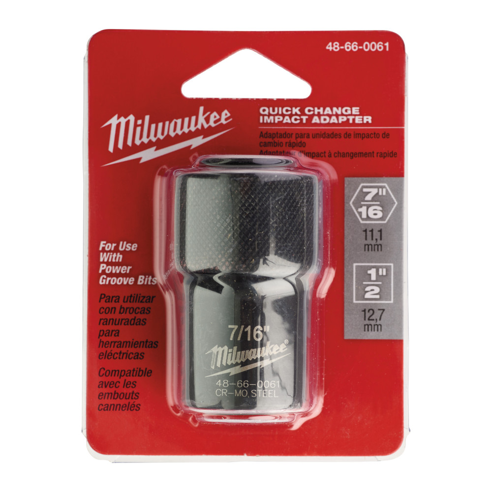 Wyposażenie systemowe - Adaptor ½" Square to 7/16" Hex