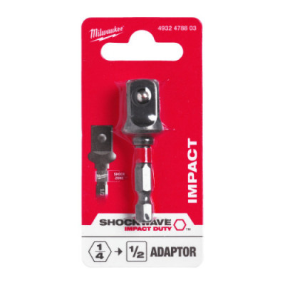 Adaptery nasadek i bitów - Adaptor 1/4" Hex - 1/2" Square - 1pc