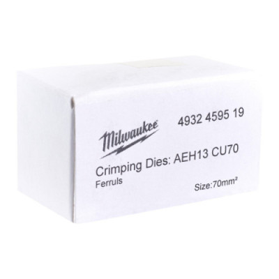 Matryce zaciskowe typ AEH  - AEH13 Cu 70 - 1 pc