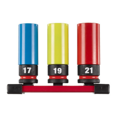 Zestaw nasadek SHOCKWAVE™ IMPACT DUTY ½″ do kół aluminiowych. - Automotive 3pcs socket set