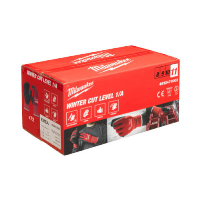Rękawice odporne na przecięcia - wersja zimowa - poziom ochrony A - Bulk Winter Cut A Gloves - 11/XXL - 72pc