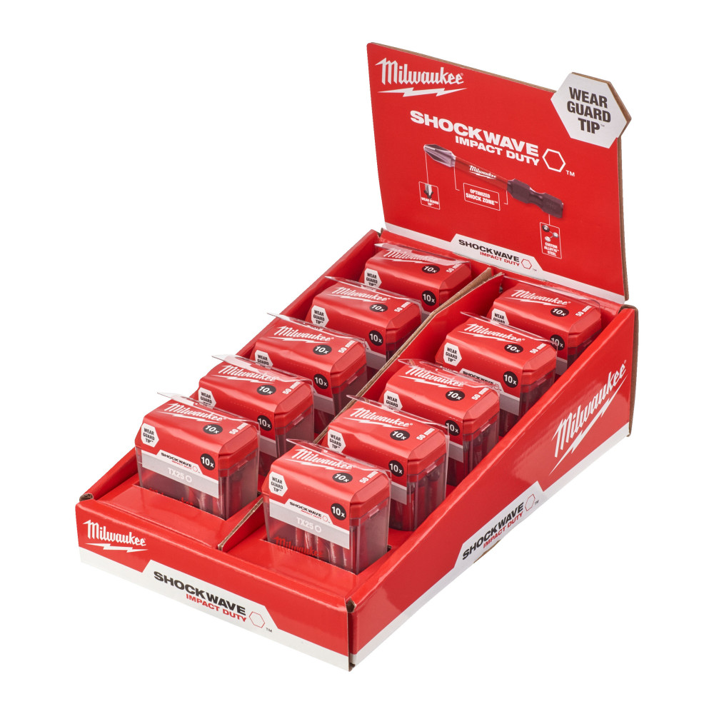 Bity udarowe Shockwave Impact Duty™ - CD Tic Tac TX25 x 50 mm (10 pcs) - 10 pcs