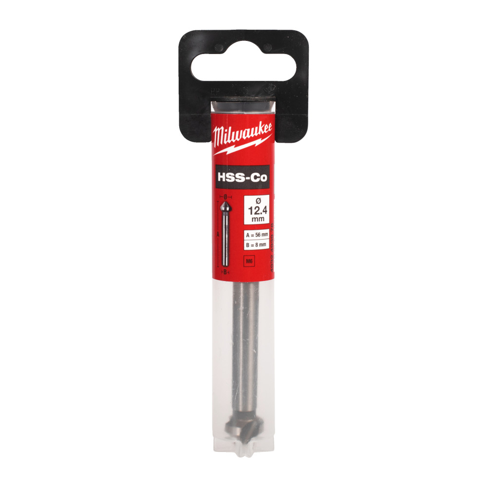 Pogłębiacze stożkowe ze stali szybkotnącej z kobaltem HSS Cobalt - Countersink HSS Co 12.4 - 1 pc
