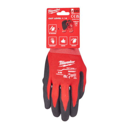 Rękawice odporne na przecięcia - poziom ochrony A - Cut A Gloves - 8/M - 1pc
