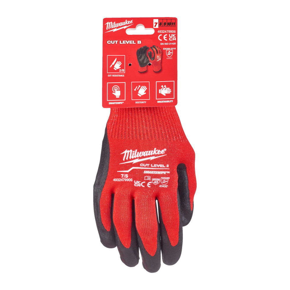 Rękawice odporne na przecięcia - poziom ochrony B - Cut B Gloves - 7/S - 1pc
