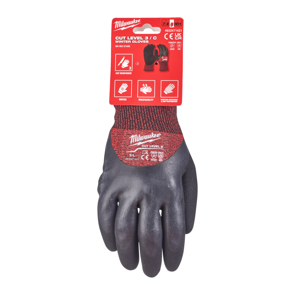 Rękawice odporne na przecięcia - poziom ochrony C - Cut C Gloves - 9/L - 1pc