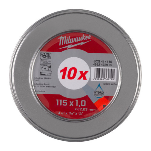 Tarcze cienkie do cięcia metalu PRO+ - Cut.W Pro+ SCS 41 115 x 1.0 mm MetalBox - 10 pcs