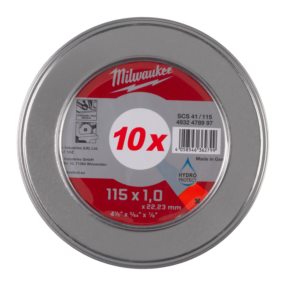 Tarcze cienkie do cięcia metalu PRO+ - Cut.W Pro+ SCS 41 115 x 1.0 mm MetalBox - 10 pcs