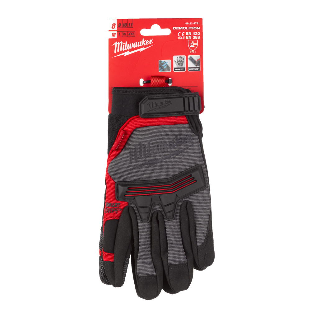 Rękawice ochronne na rzep - Demolition Gloves - 9/L - 1pc