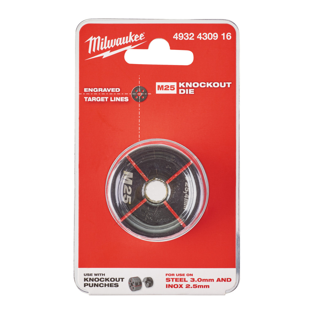 Akcesoria systemowe - przebijak z wykrojnikami - Die M 25 - 1 pc