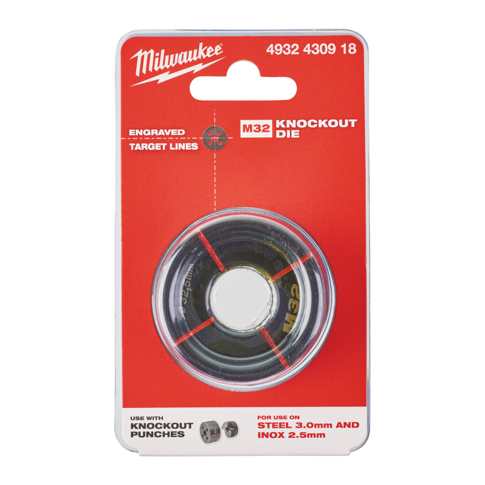 Akcesoria systemowe - przebijak z wykrojnikami - Die M 32 - 1 pc