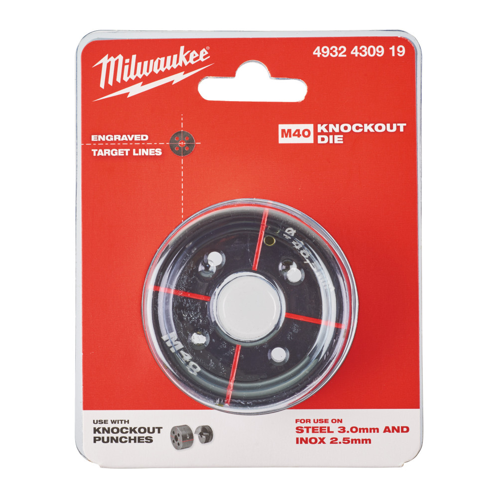 Akcesoria systemowe - przebijak z wykrojnikami - Die M 40 - 1 pc