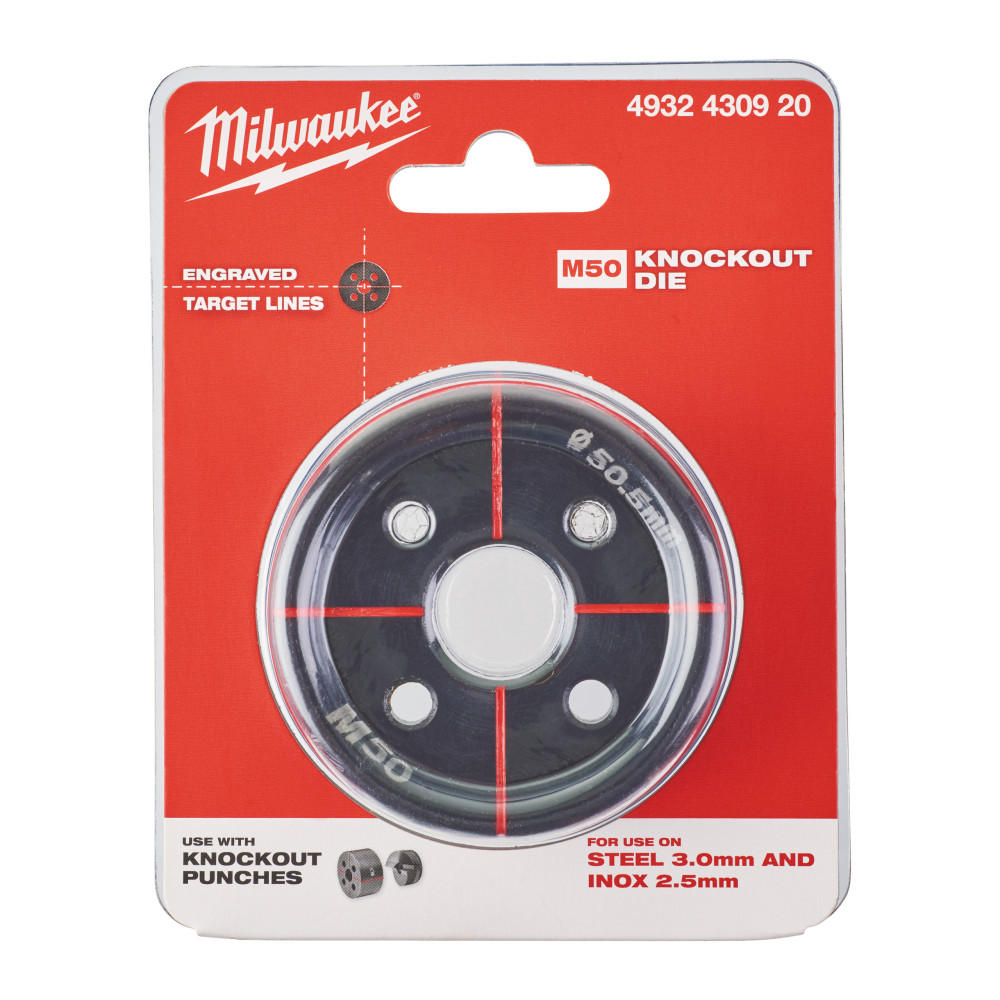 Akcesoria systemowe - przebijak z wykrojnikami - Die M 50 - 1 pc