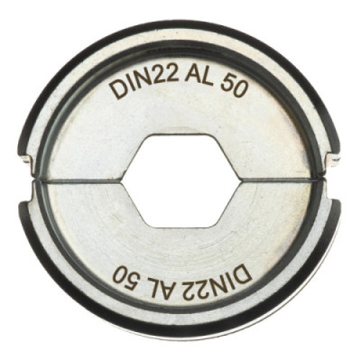 Matryce zaciskowe typ DIN Aluminium  - DIN22 AL 50 - 1 pc