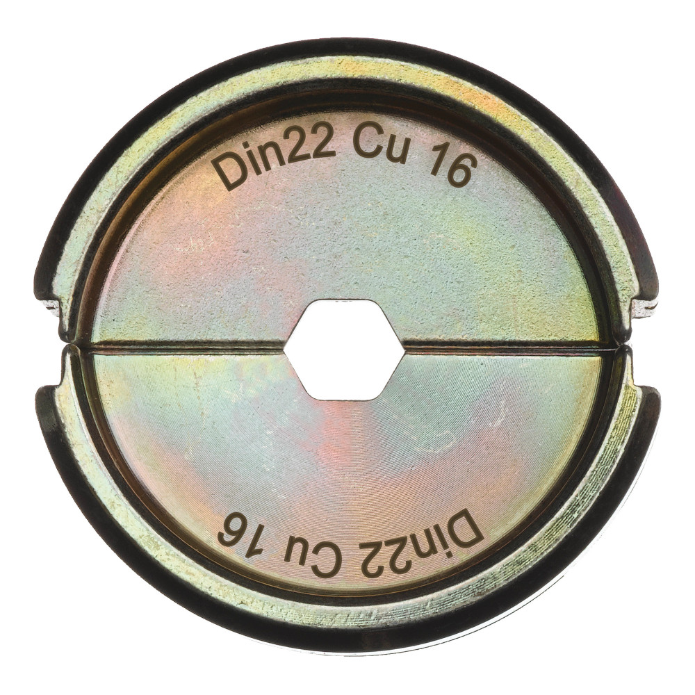 Matryce zaciskowe typ DIN  - DIN22 Cu 16 - 1 pc