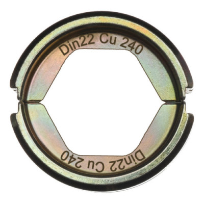 Matryce zaciskowe typ DIN  - DIN22 Cu 240 - 1 pc