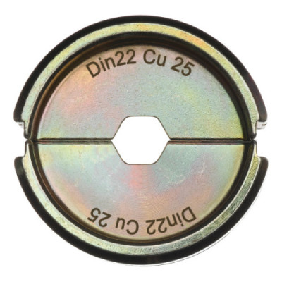 Matryce zaciskowe typ DIN  - DIN22 Cu 25 - 1 pc