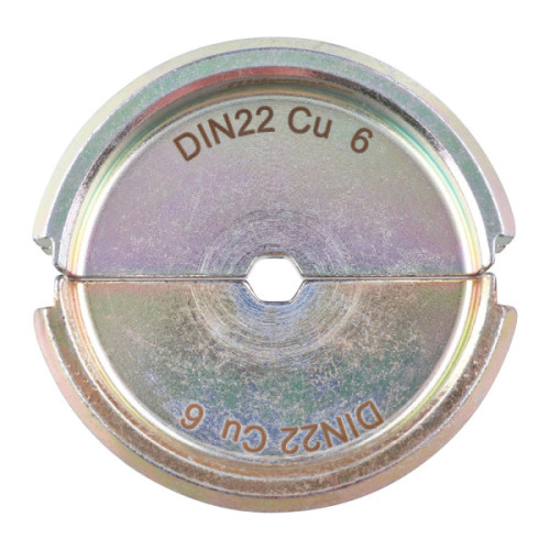 Matryce zaciskowe typ DIN  - DIN22 Cu 6 - 1pc