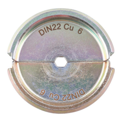 Matryce zaciskowe typ DIN  - DIN22 Cu 6 - 1pc
