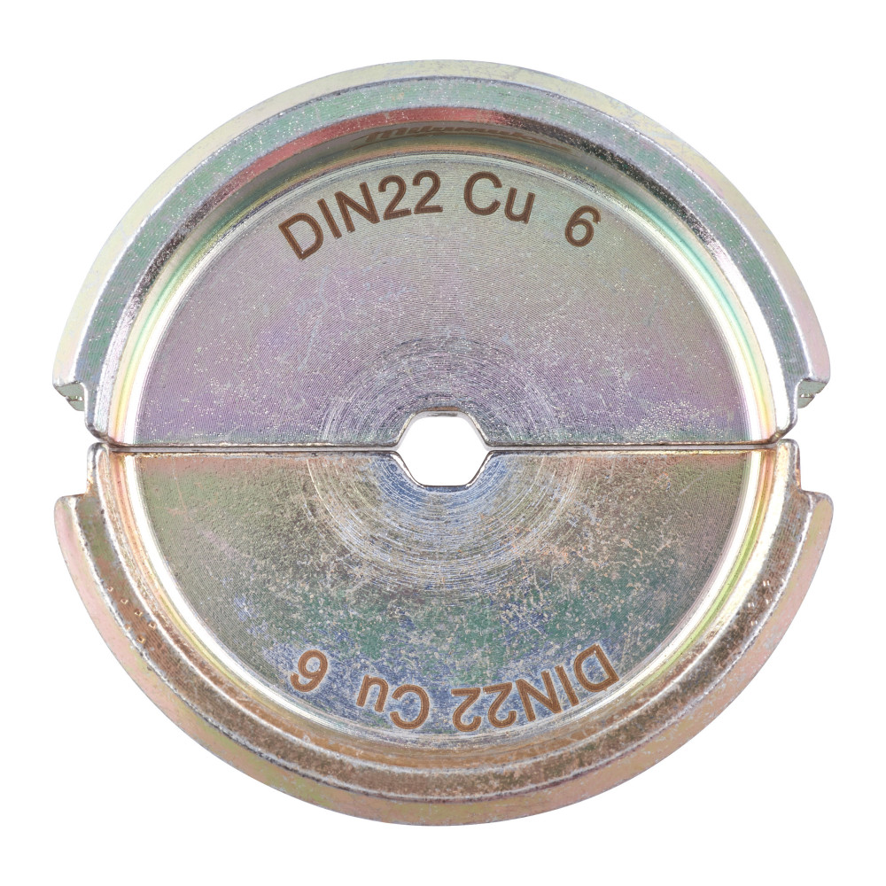 Matryce zaciskowe typ DIN  - DIN22 Cu 6 - 1pc