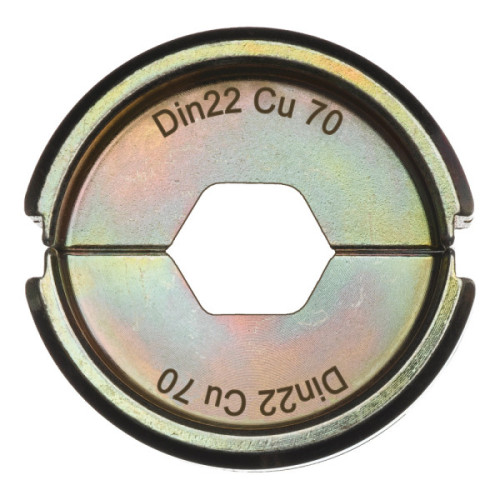 Matryce zaciskowe typ DIN  - DIN22 Cu 70 - 1 pc