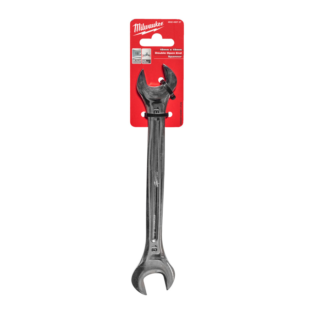 Klucze dwustronnie płaskie - Double Open End Spanner - 18 x 19 mm