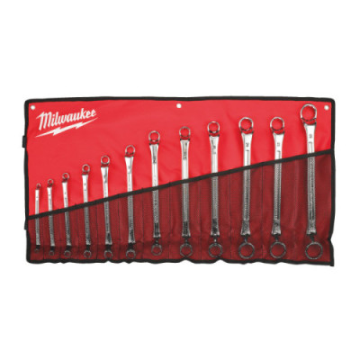 Zestaw kluczy oczkowych podwójnie odsadzonych - Double Ring Offset Spanner 12 pc Set