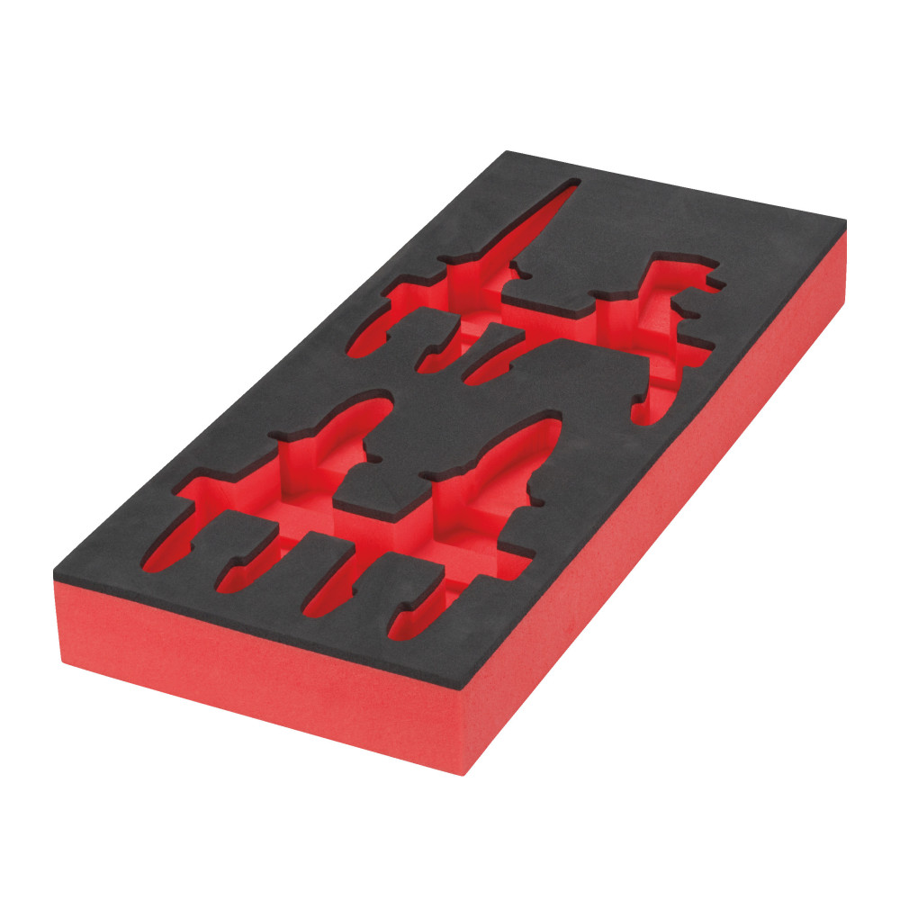 Pusta wkładki piankowe do wózków narzędziowych  - Empty 4 pc Insulated Pliers Set Foam Insert