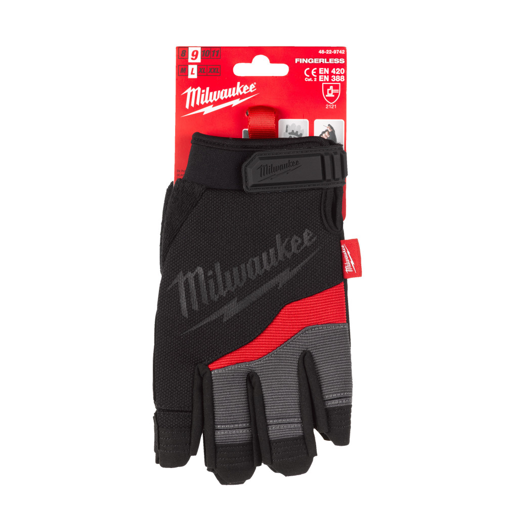Rękawice bez palców - Fingerless Gloves - 10/XL - 1pc