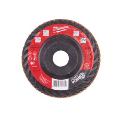 Tarcze listkowe CERA TURBO™ - Flap discs CERA TURBO 115 mm / Grit 60