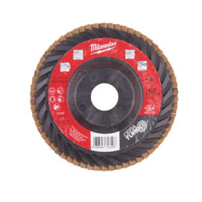 Tarcze listkowe CERA TURBO™ - Flap discs CERA TURBO 125 mm / Grit 80