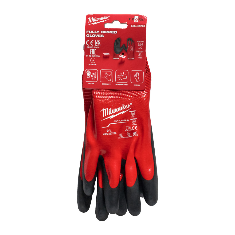 Rękawice ochronne w pełni powlekane nitryem - poziom ochrony A - Fully Dip Cut A Gloves - 7/S - 1 pc