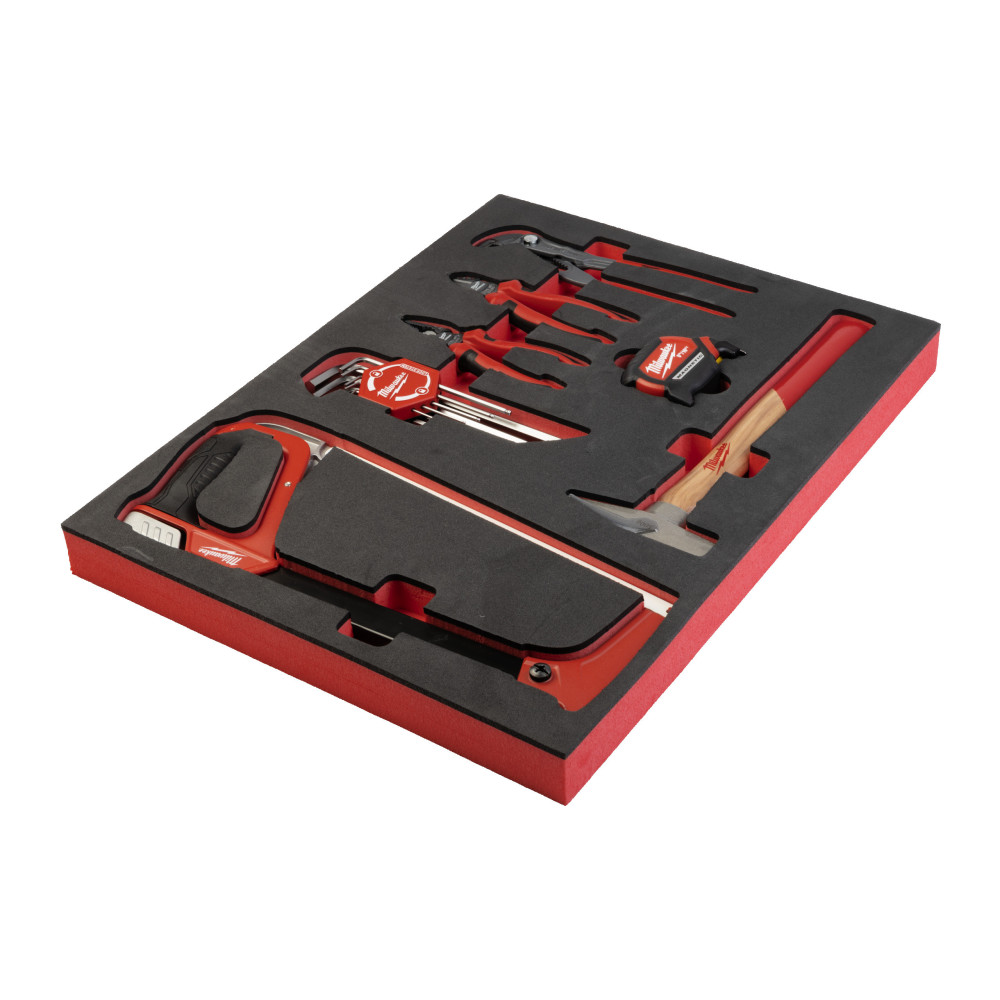 Wkładka piankowa z narzędziami ręcznymi 15szt. - do wózków narzędziowych - General Tooling Foam Set - 15 pc