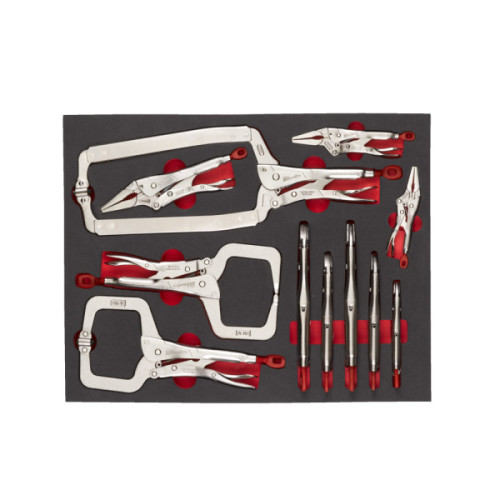 Wkładka piankowa ze szczypcami zaciskowymi  - Grip Pliers Set Foam Insert - 11 pcs