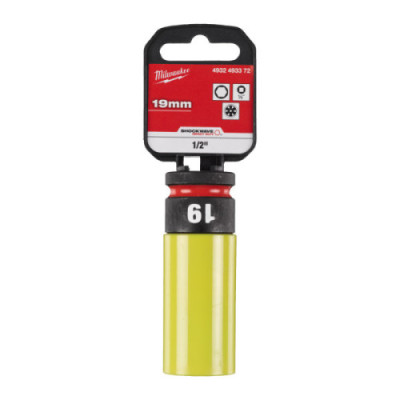 Nasadki udarowe ½ ˝ SHOCKWAVE  IMPACT DUTY do felg aluminiowych. - Hex socket ShW 1/2" Auto 19mm - 1 pc