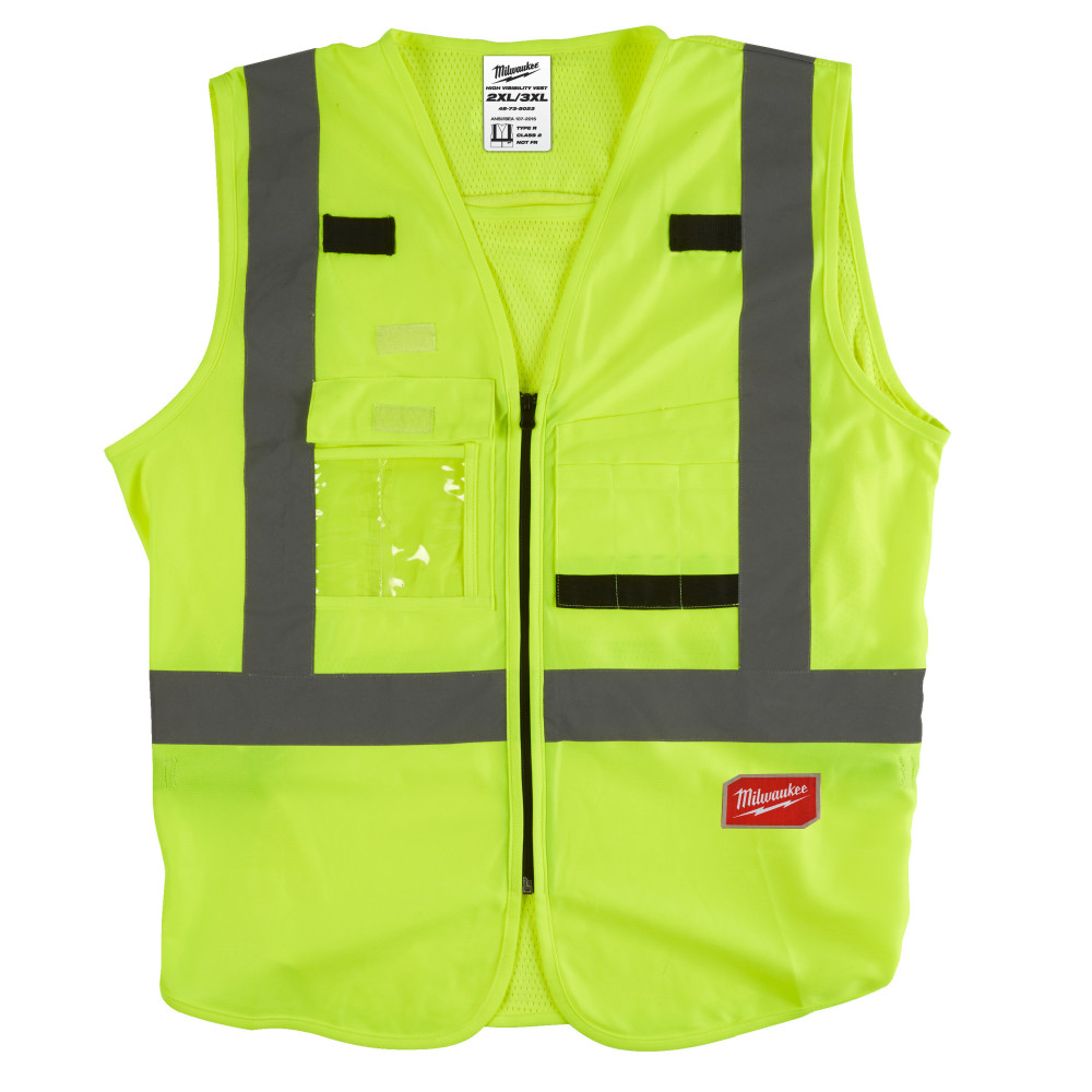 Kamizelka o intensywnej widzialności - High-Visibility Vest Yellow - 2XL/3XL