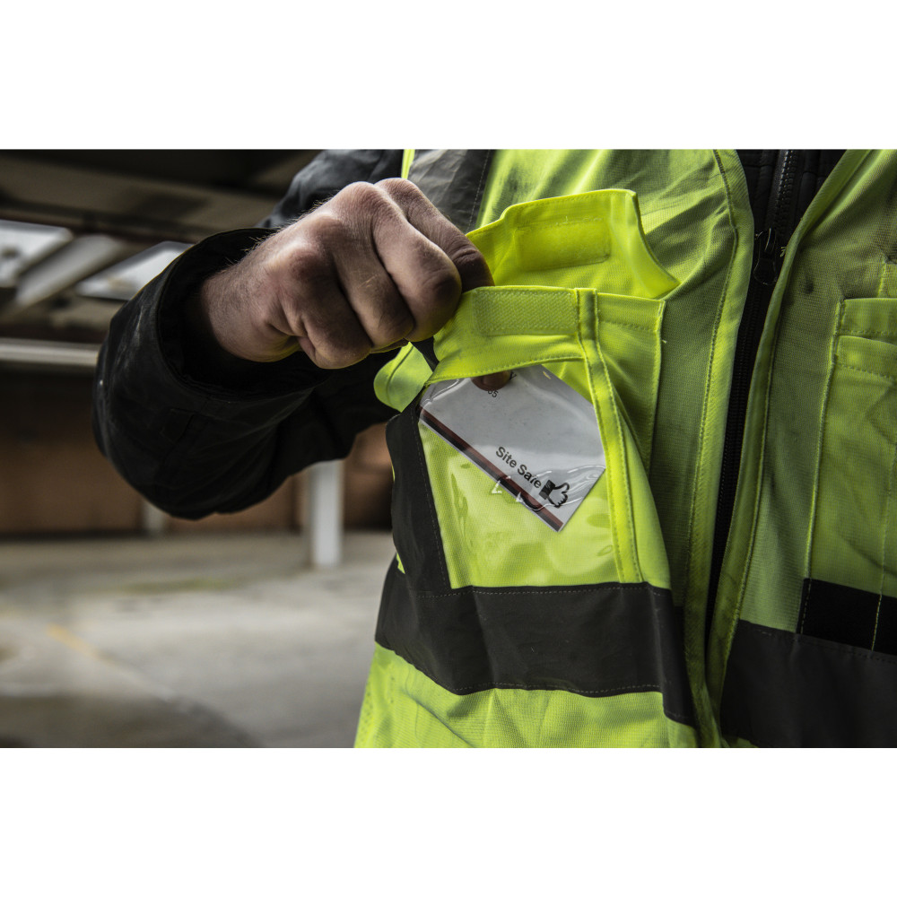 Kamizelka o intensywnej widzialności - High-Visibility Vest Yellow - 2XL/3XL