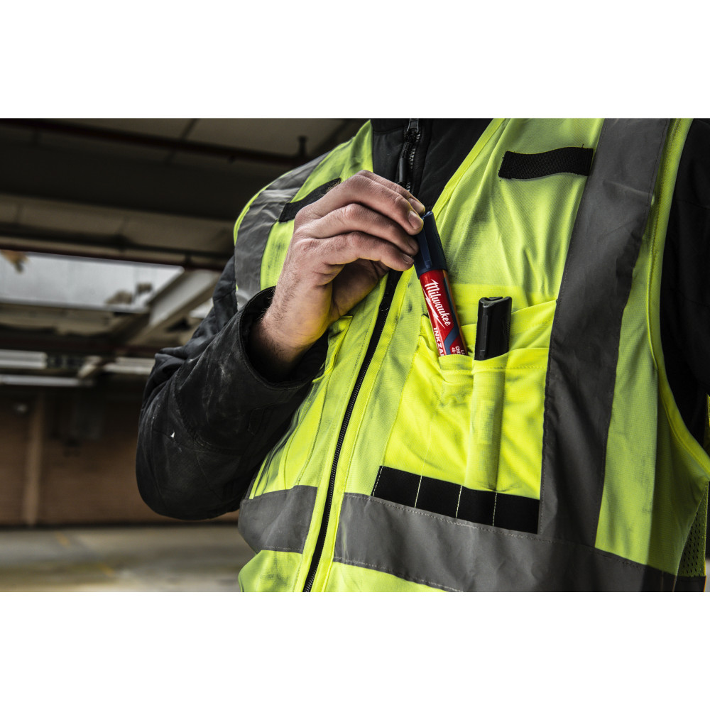 Kamizelka o intensywnej widzialności - High-Visibility Vest Yellow - 2XL/3XL