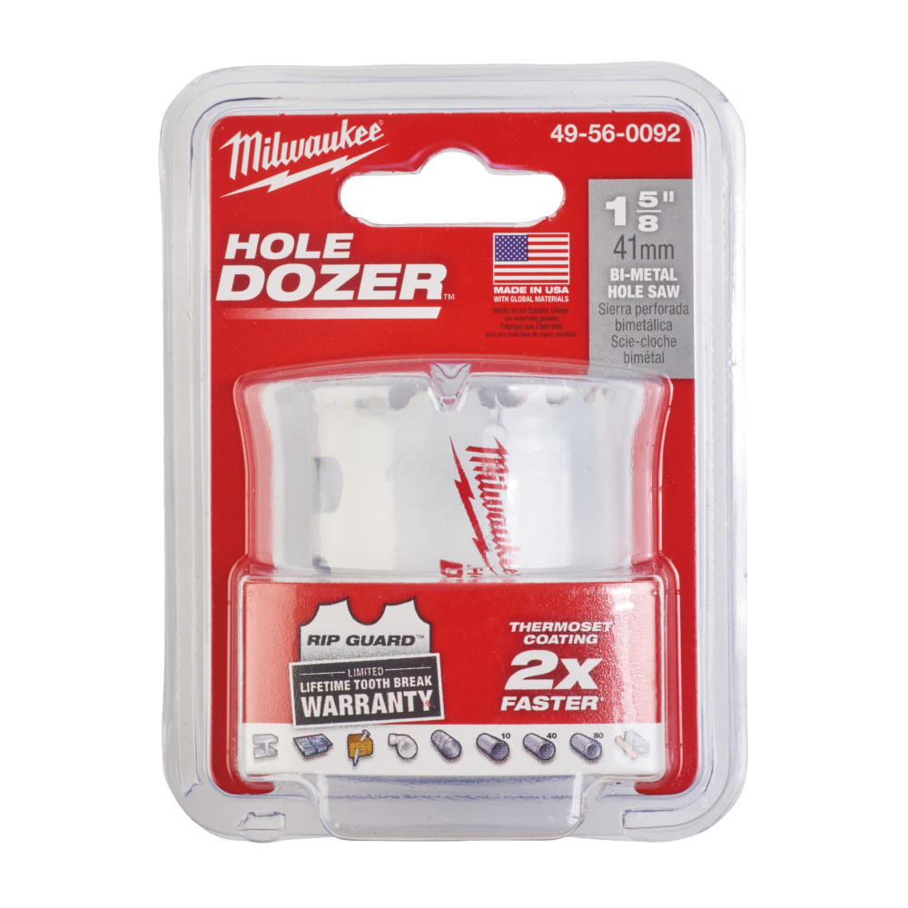 Bimetalowe kobaltowe otwornice HOLE DOZER™ - Hole Dozer Holesaw - 41 mm - 1 pc