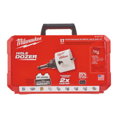 Bimetalowe kobaltowe otwornice HOLE DOZER™ - zestawy - Hole Dozer holesaw set - 17pc
